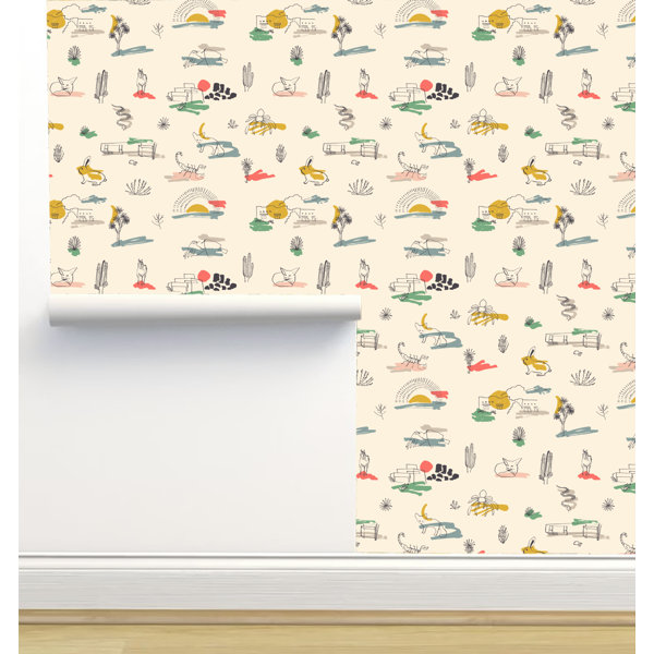 Red Barrel Studio® Julia Schumacher 6' L x 24" W Peel and Stick